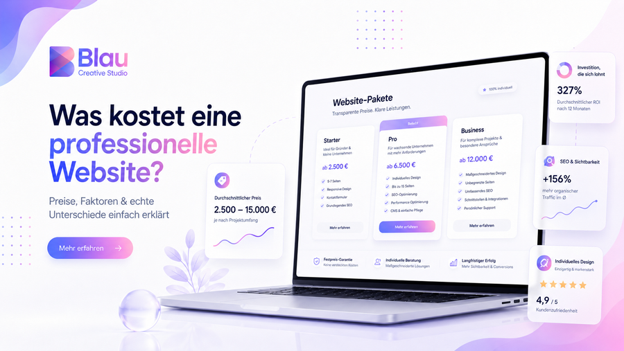Was kostet eine Website? Preise einfach erklärt