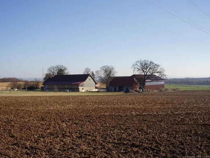 Eichhäuser Hof bei Bad Rappenau-Bonfeld, Ansicht von Nordwesten