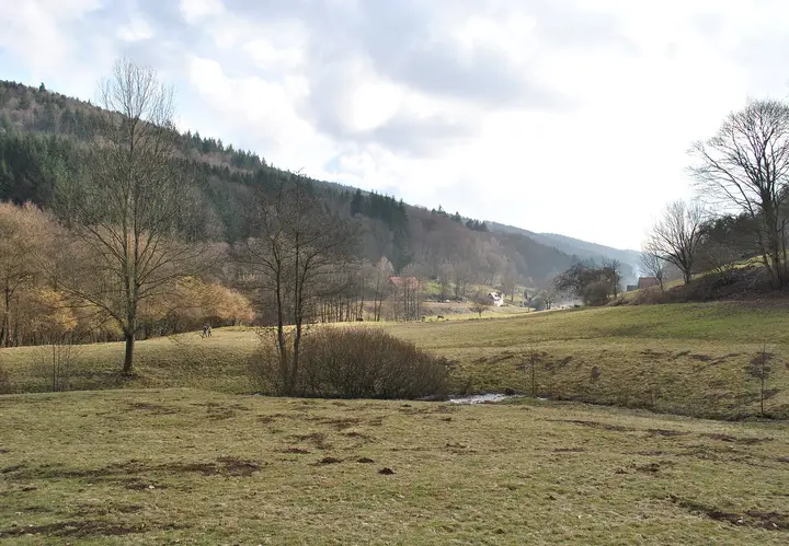 Noerdliches Ende des Eiterbachtals