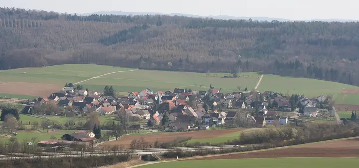Eberstadt -Hölzern von Nordwesten