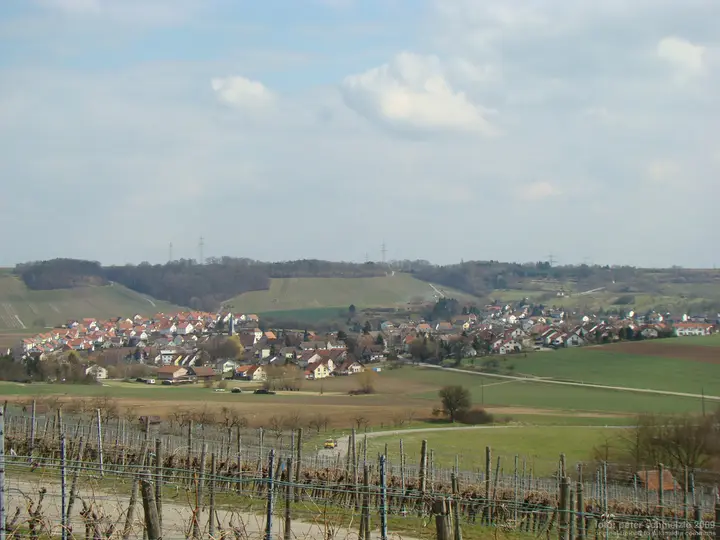 Blick auf Kleingartach