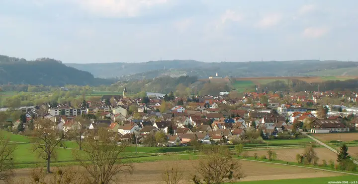 Offenau, Blick von Bad Wimpfen