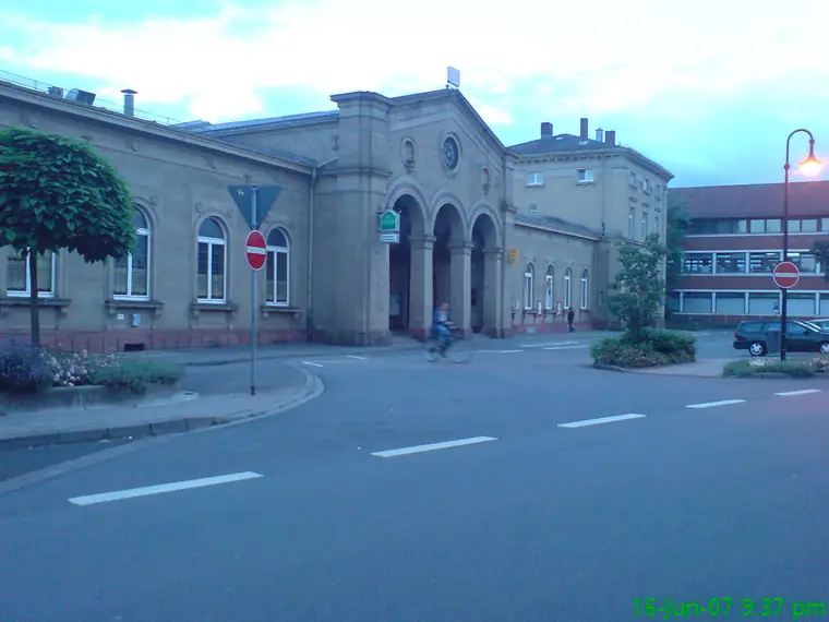 Main Train Station of Osterburken, Germany