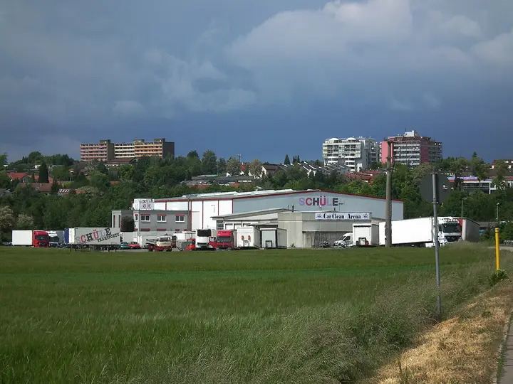 Ortseingang von Sinsheim-Rohrbach, von Steinsfurt kommend (Baden-Württemberg, Deutschland)
