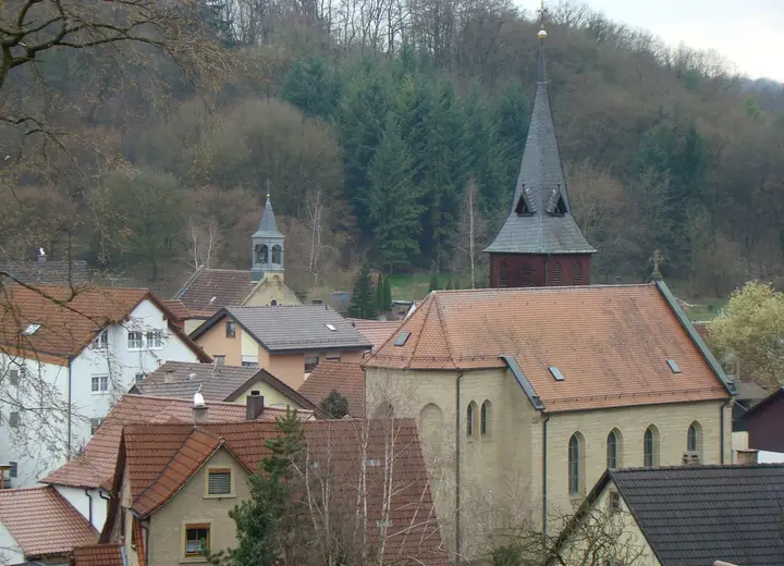Blick über Untergimpern